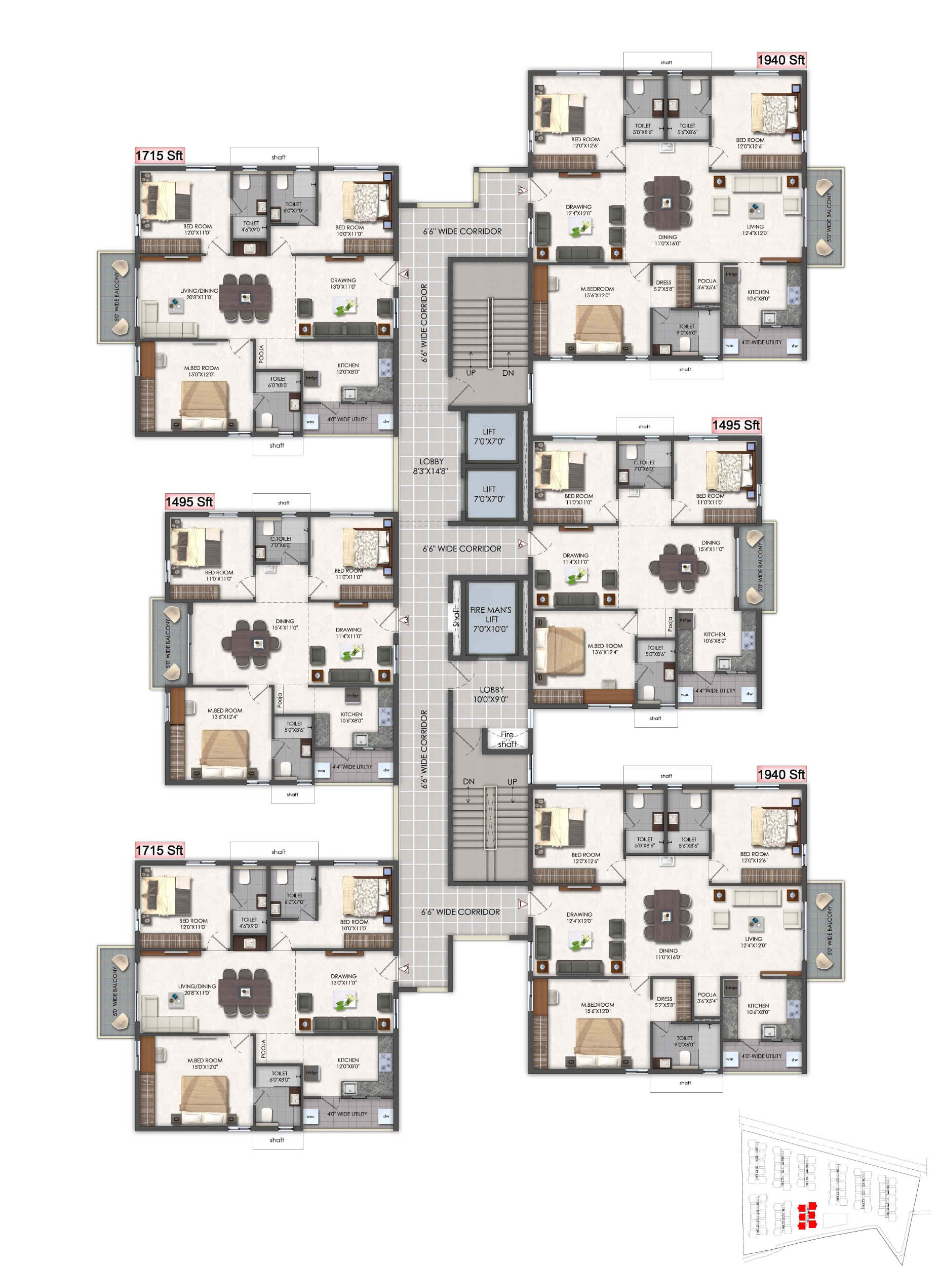 Aspire-Ameya-Block-D-Typical-Floor-Plan